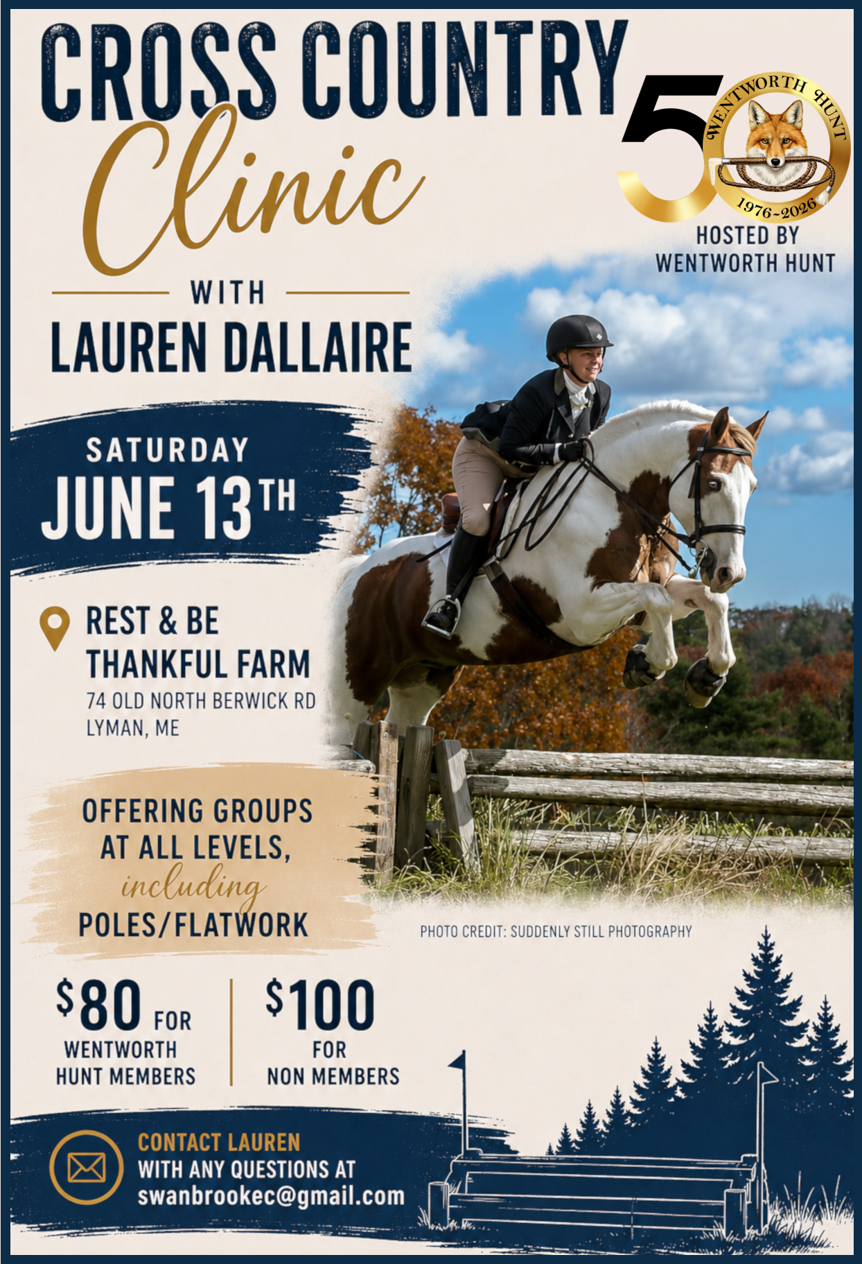 Lauren Dallaire Clinic - RABT Schooling Days